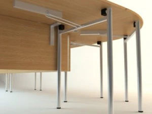 long conference table 3D Model