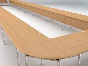 long conference table 3D Model