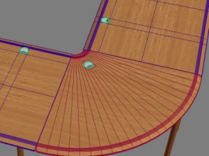 long conference table Modelo 3D