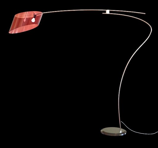 floor lamp 3D Model .c4d .max .obj .3ds .fbx .stl .blend 