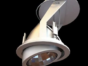 plafoniera medica o industriale Modello 3D