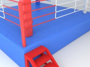 boxing ring 3D 模型