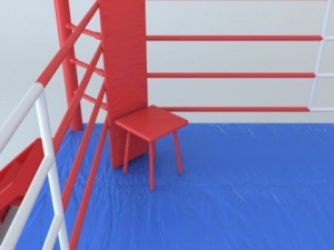 boxing ring 3D 模型