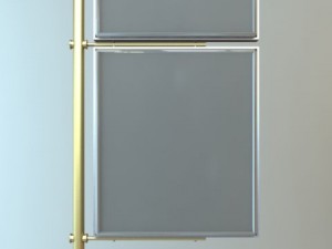 standing sign board 3D-Modell