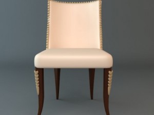 elegant side chair 3D Модель