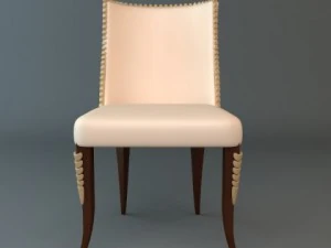 elegant side chair 3D Model