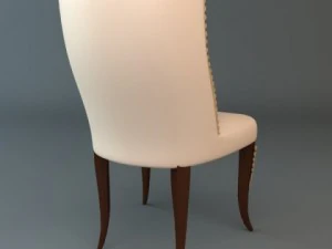 elegant side chair 3D Model
