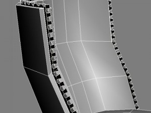 elegant side chair 3D Модель