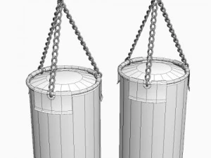 boxing equipment set 3D Model