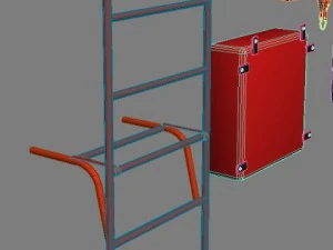 boxing equipment set 3D Model