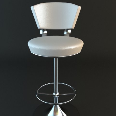 bar stool 3D Model .c4d .max .obj .3ds .fbx .stl .blend 