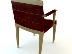 side chair  armchair 3D मॉडल
