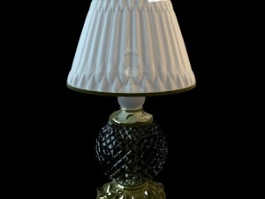 crystal base table lamp Model 3D