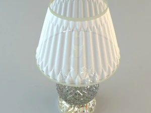 crystal base table lamp 3D Model