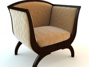 club armchair 3D Модель