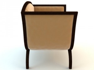 club armchair Model 3D