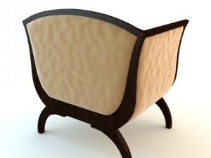 club armchair Model 3D