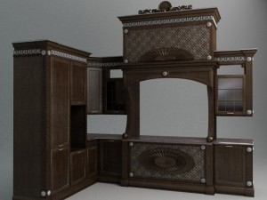 product collection kitchen cabinets 3D Model