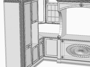 product collection kitchen cabinets 3D Model