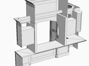 product collection kitchen cabinets 3D Model