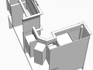product collection kitchen cabinets 3D Model