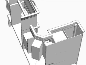 product collection kitchen cabinets 3D Model