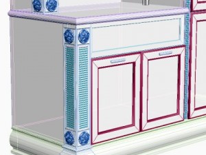 product collection kitchen cabinets 3D Model