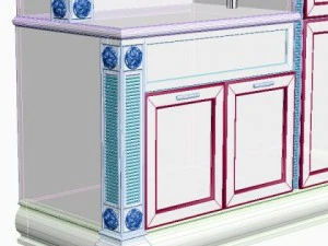 product collection kitchen cabinets 3D Model