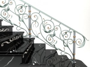 elegant stairs 3D Modell