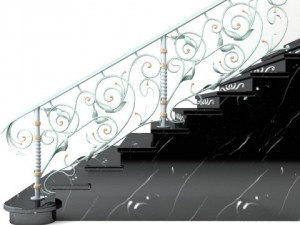 elegant stairs 3D Modell