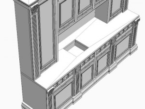 product collection kitchen cabinets  appliances Modello 3D