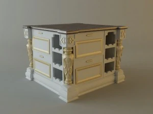 product collection kitchen cabinets  appliances 3D Model