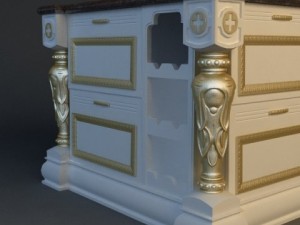 product collection kitchen cabinets  appliances Modello 3D
