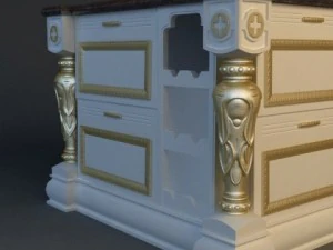 product collection kitchen cabinets  appliances 3D Model