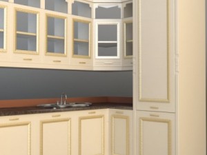 product collection kitchen cabinets  appliances Modello 3D