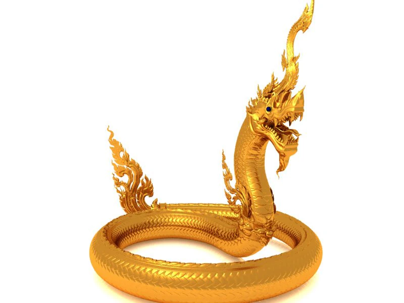 thaiserpent 3D Model .c4d .max .obj .3ds .fbx .stl .blend 