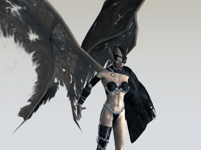 succubus gate keeper 3D Model .c4d .max .obj .3ds .fbx .stl .blend 