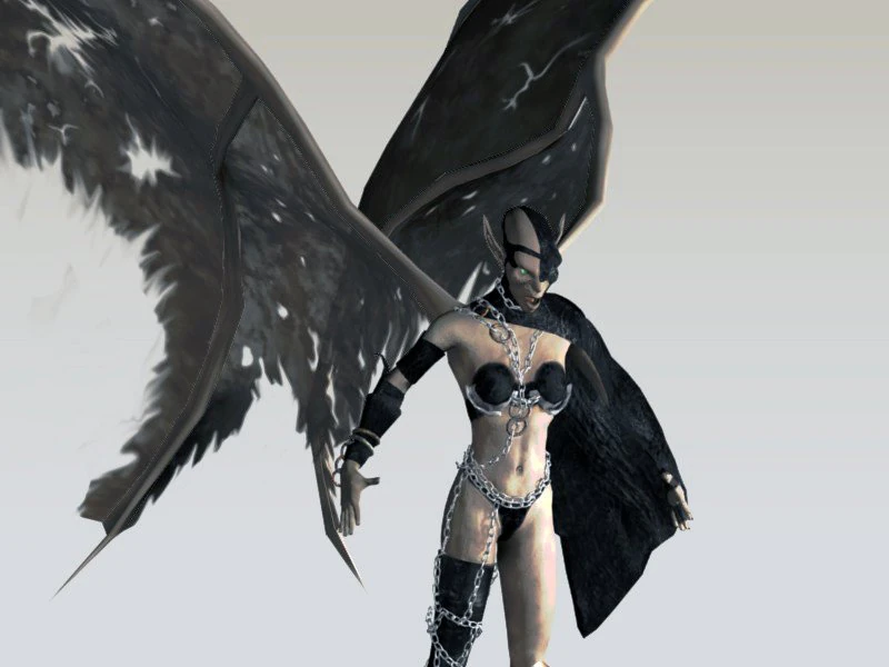 succubus gate keeper 3D Model .c4d .max .obj .3ds .fbx .stl .blend 