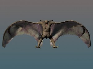 giant bat 3D 模型