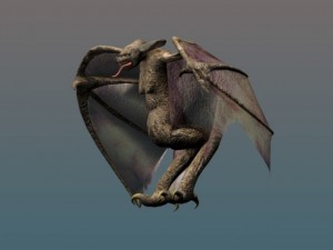 giant bat 3D 模型