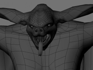 giant bat 3D 模型