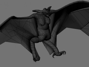 giant bat 3D 模型
