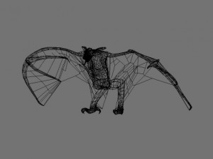 giant bat 3D 模型