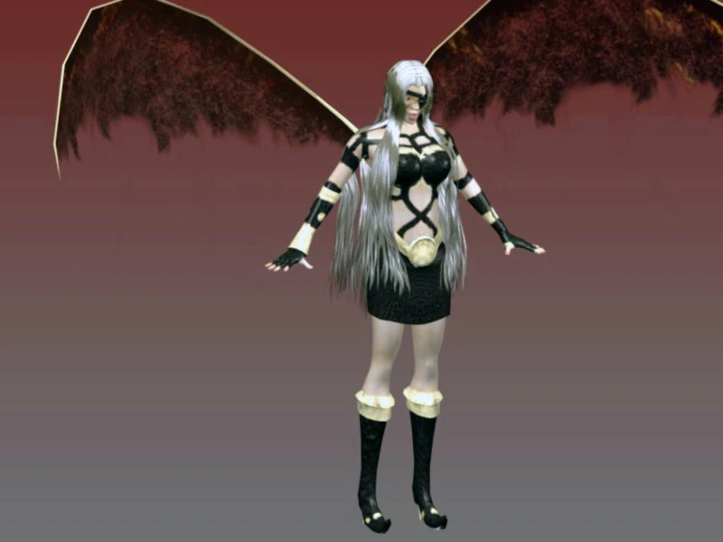 succubus seductress 3D Model .c4d .max .obj .3ds .fbx .stl .blend 