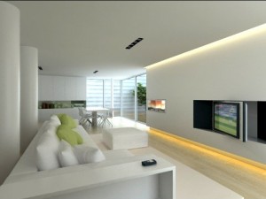 photorealistic living  dining room 0002 3D Model