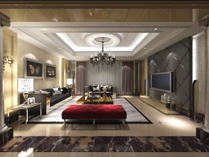 photorealistic living room 0004 3D Модель
