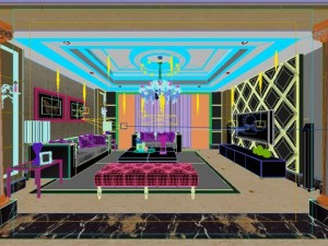photorealistic living room 0004 Model 3D