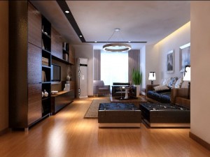 photorealistic living  dining room 0015 3D Model