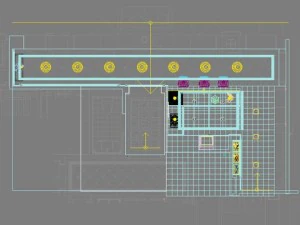 photorealistic kitchen scene 0002 3D Model