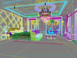 photorealistic bedroom 0002 3D Model